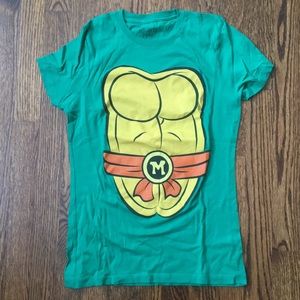 Teenage mutant ninja turtle Michelangelo shirt